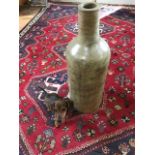 A tall stoneware bottle vase, 68 cm high