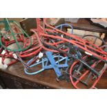 Assorted saddle racks