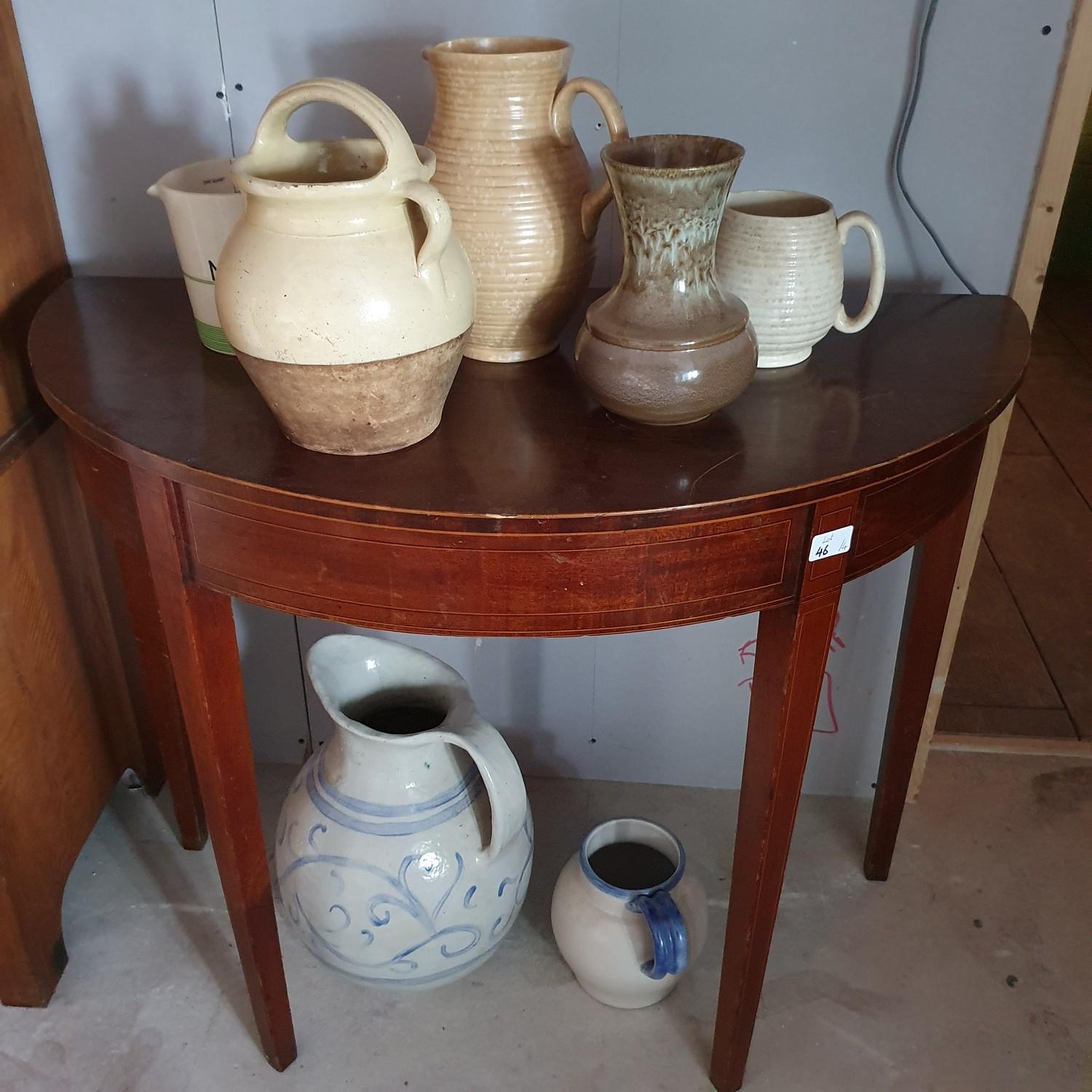 A vintage Bush radio, two others, shell displays, assorted ceramics and glass (qty) - Image 2 of 6