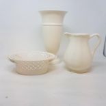 A Wedgwood part dinner service, Queens plain pattern and other similar ceramics (2 boxes)