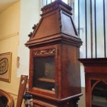 A longcase clock, the brass dial signed Blaylock Longtown, with a silvered chapter ring and date