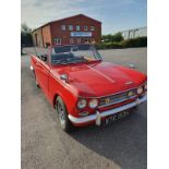 A 1970 Triumph Vitesse Mk II convertible