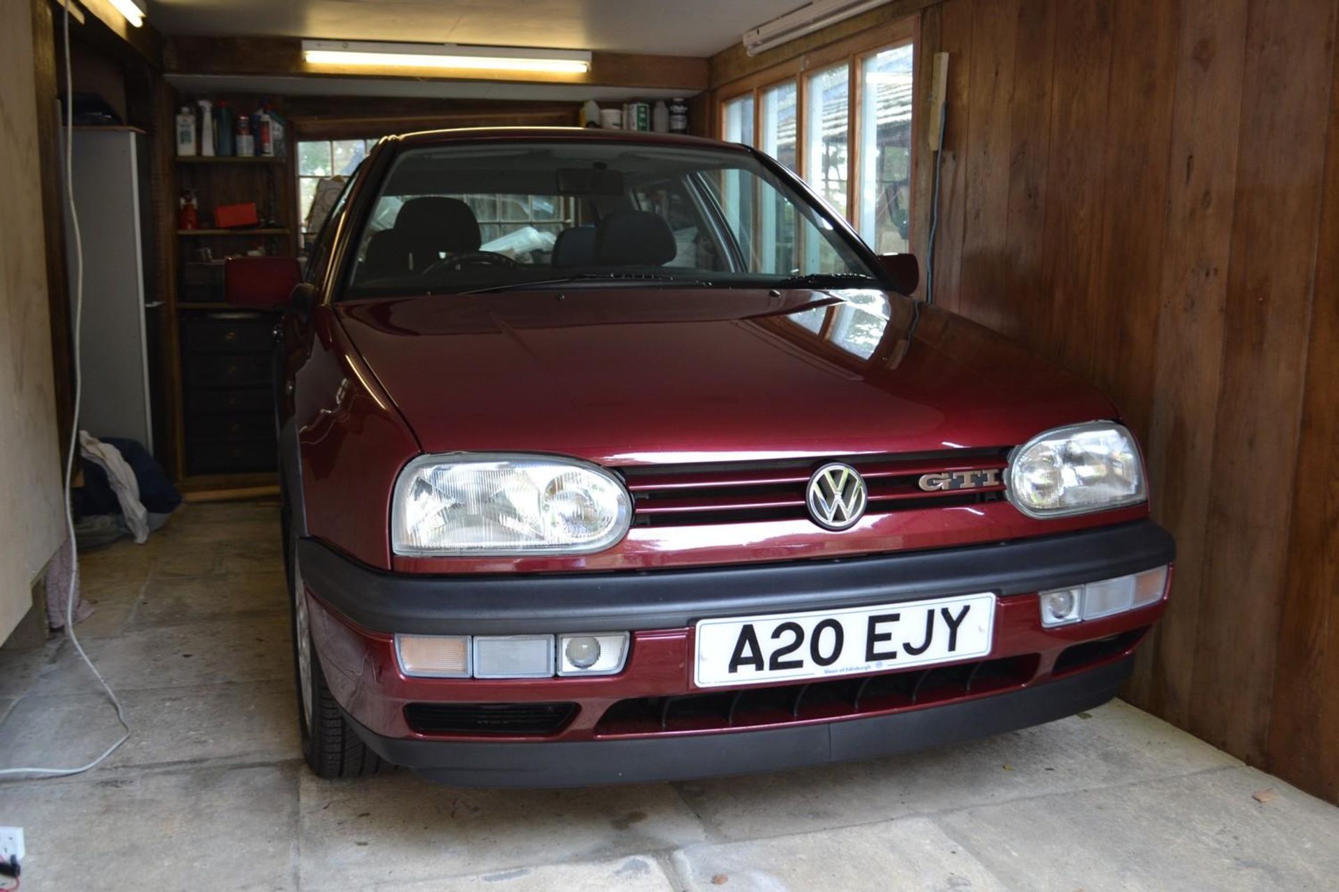 A 1996 VW Golf GTI Registration number A20 EJY Chassis number WVWZZZ1HZVW185360 Engine number