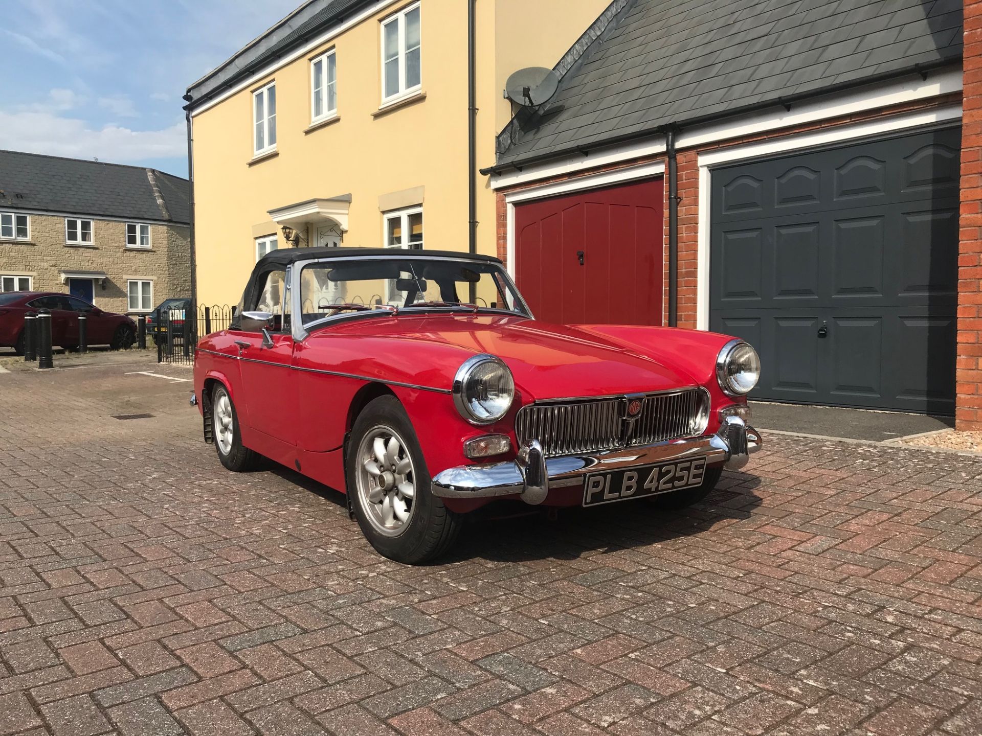 A 1967 MG Midget Registration Number PLB 425E