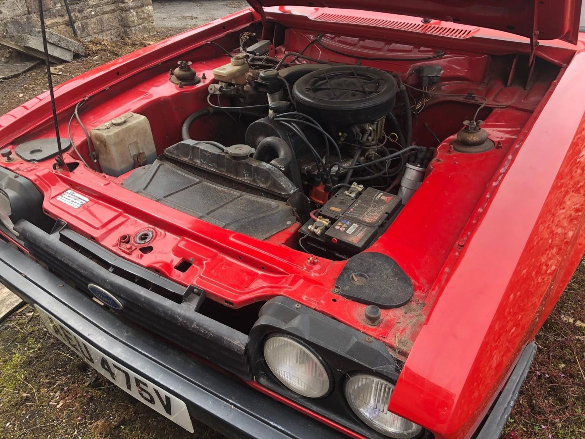 A 1979 Ford Capri 1.6 GL Registration number AEU 475V MOT expired in June 2019 Red with a red - Image 2 of 92