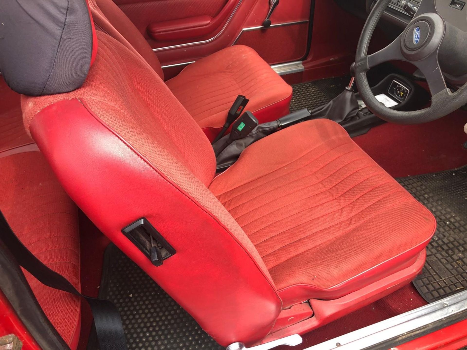 A 1979 Ford Capri 1.6 GL Registration number AEU 475V MOT expired in June 2019 Red with a red - Image 71 of 92