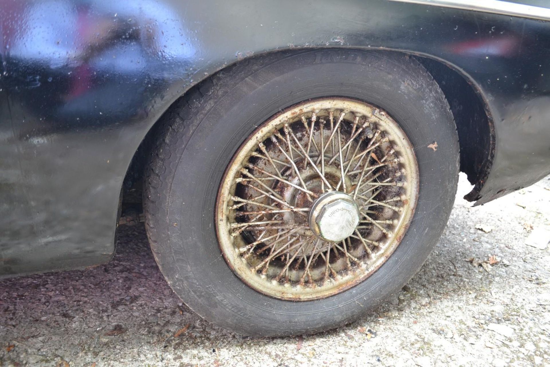 A 1969 MGB GT Registration number NNE 976H Black, originally red Wire wheels No documents or keys - Image 8 of 34