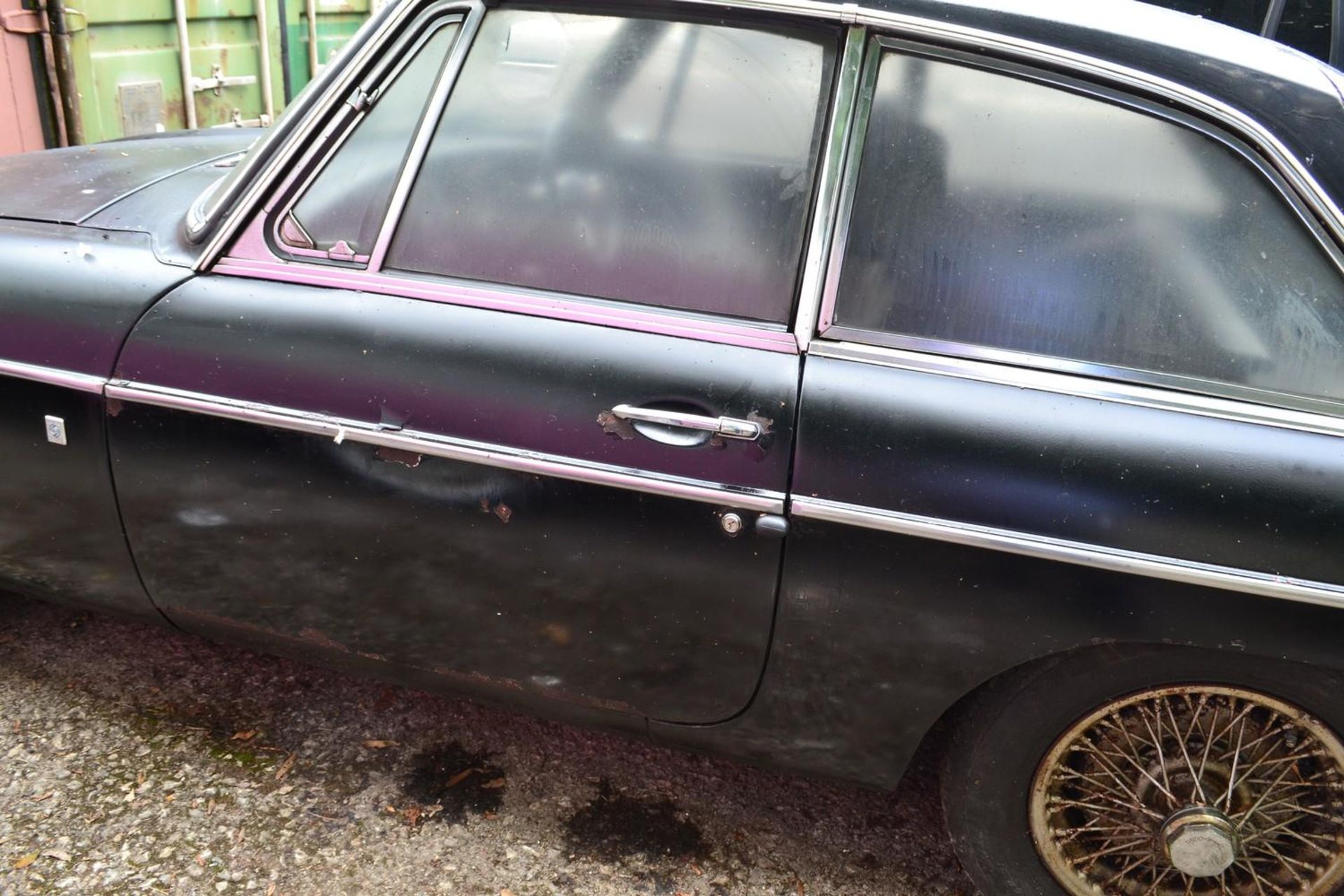 A 1969 MGB GT Registration number NNE 976H Black, originally red Wire wheels No documents or keys - Image 6 of 34