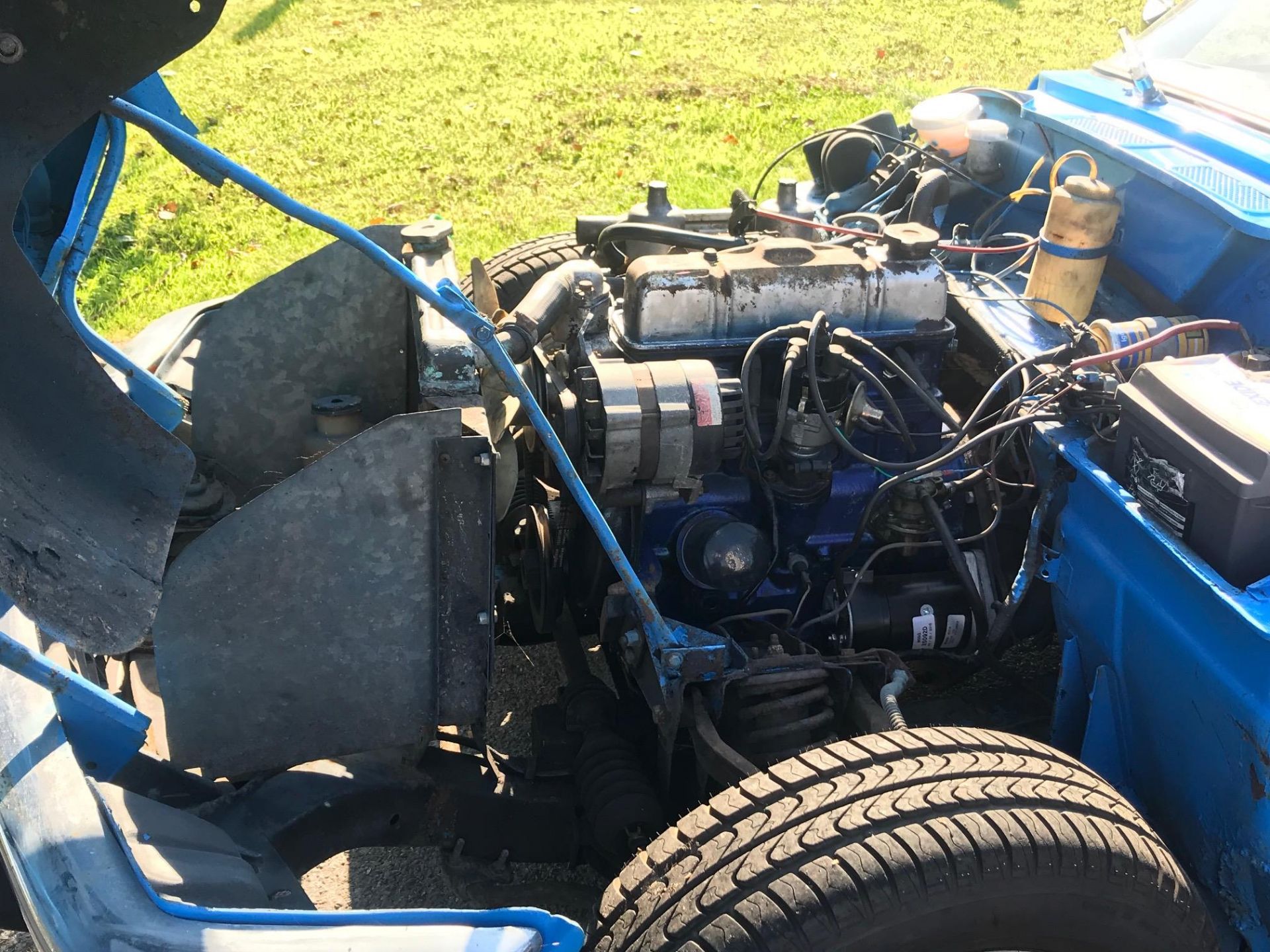 A 1979 Triumph Spitfire 1500 Registration number NMA 791V V5C MOT expires June 2021 Blue Mini-lite - Image 57 of 67