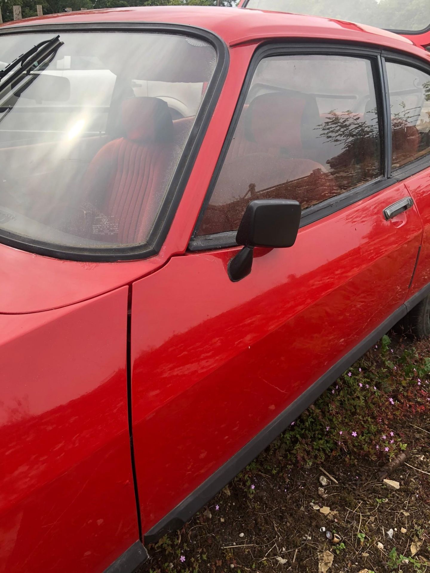 A 1979 Ford Capri 1.6 GL Registration number AEU 475V MOT expired in June 2019 Red with a red - Image 20 of 92