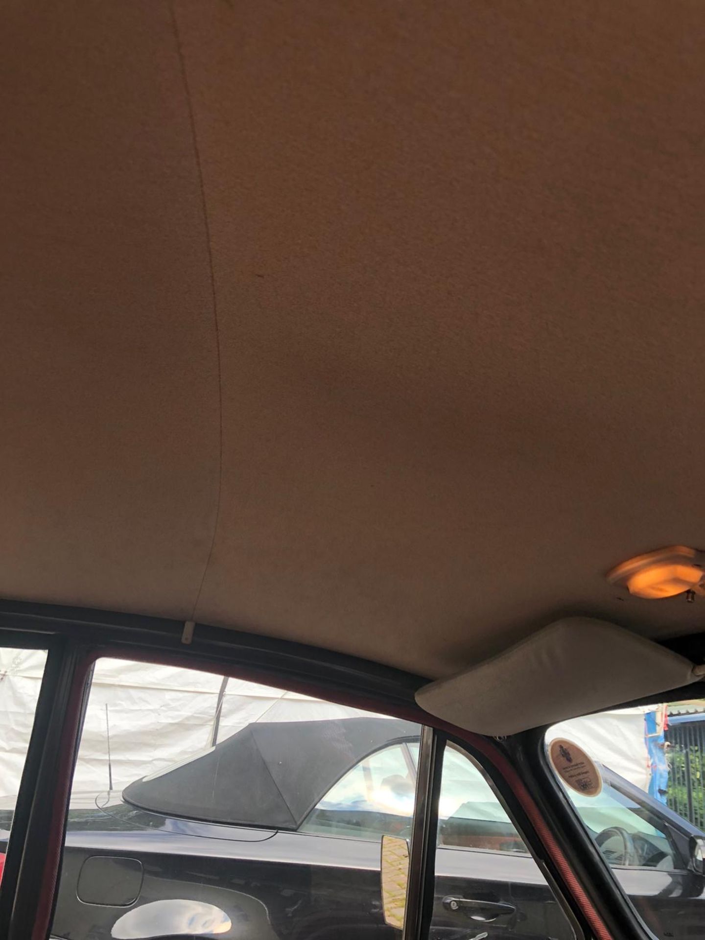 A 1968 Morris Minor 1000 Registration number BOO 712F Rose Taupe with a red interior - Image 17 of 21