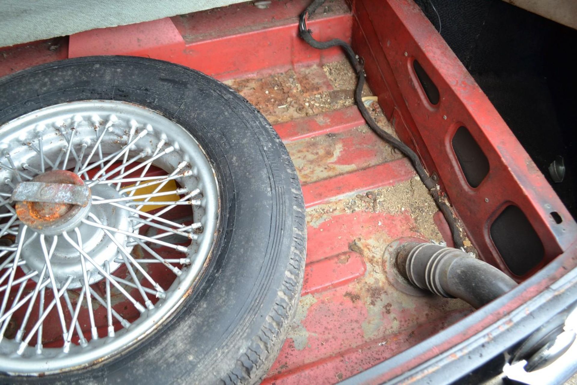 A 1969 MGB GT Registration number NNE 976H Black, originally red Wire wheels No documents or keys - Image 32 of 34