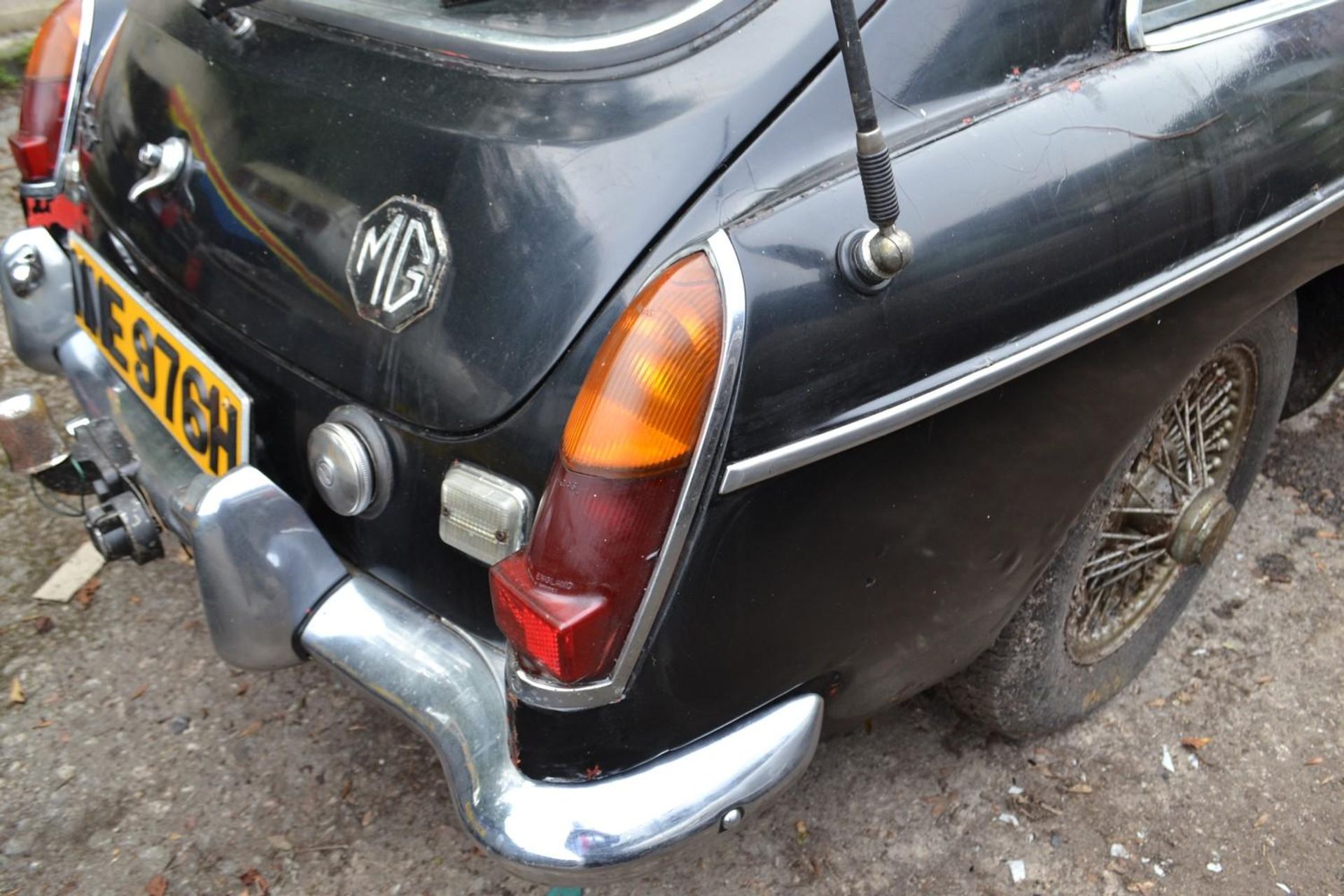 A 1969 MGB GT Registration number NNE 976H Black, originally red Wire wheels No documents or keys - Image 20 of 34