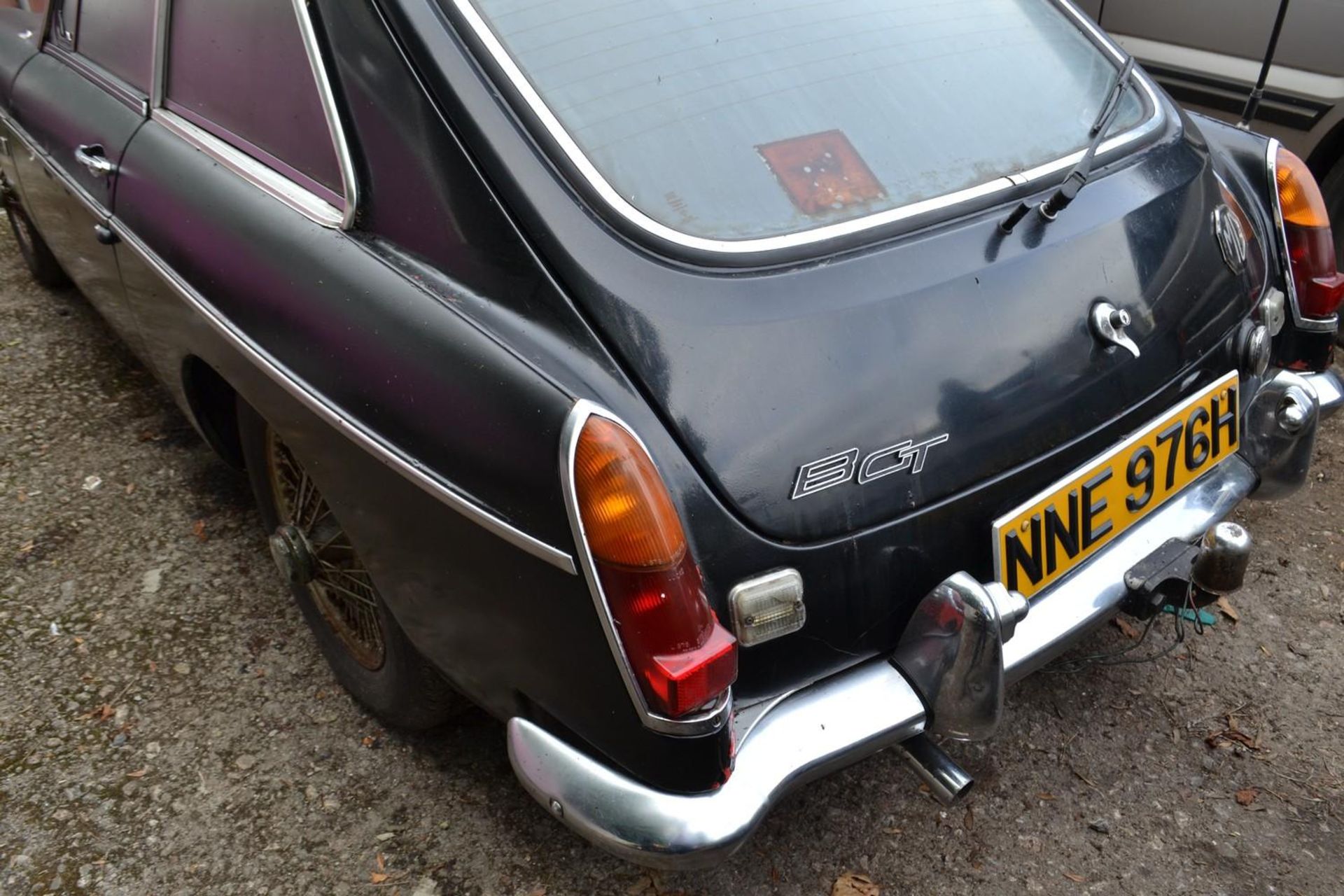 A 1969 MGB GT Registration number NNE 976H Black, originally red Wire wheels No documents or keys - Image 18 of 34