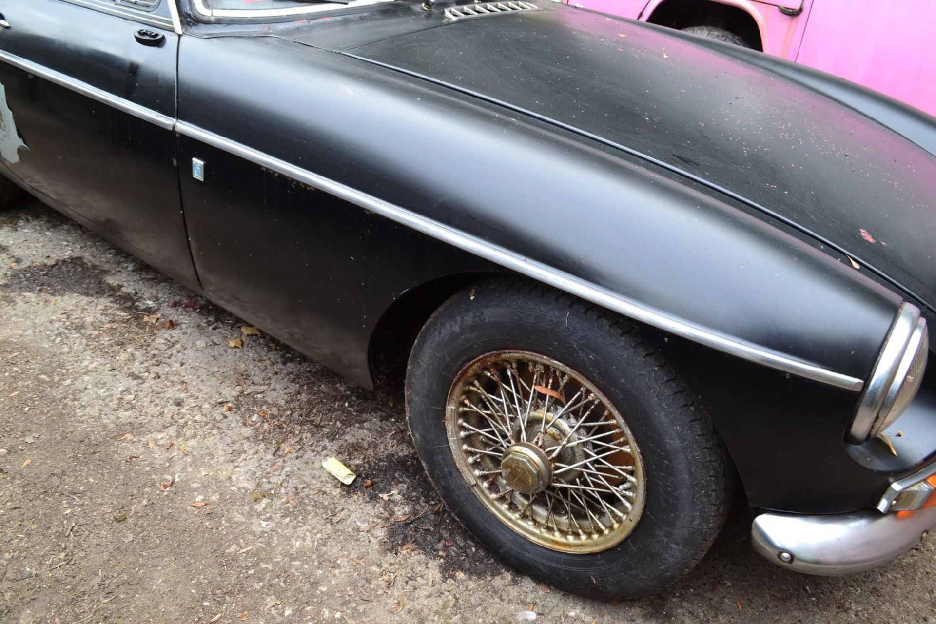 A 1969 MGB GT Registration number NNE 976H Black, originally red Wire wheels No documents or keys - Image 30 of 34