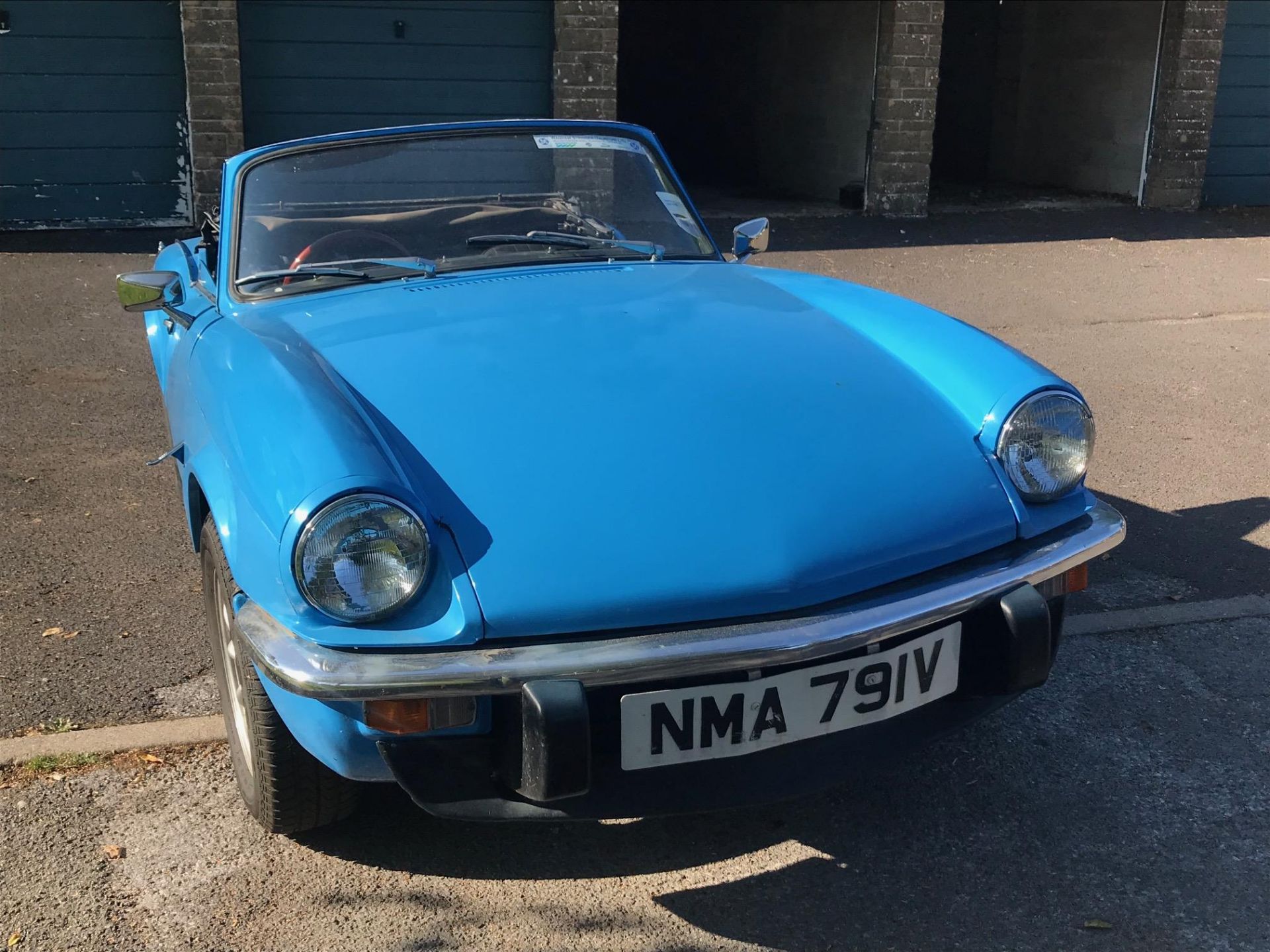 A 1979 Triumph Spitfire 1500 Registration number NMA 791V V5C MOT expires June 2021 Blue Mini-lite - Image 51 of 67