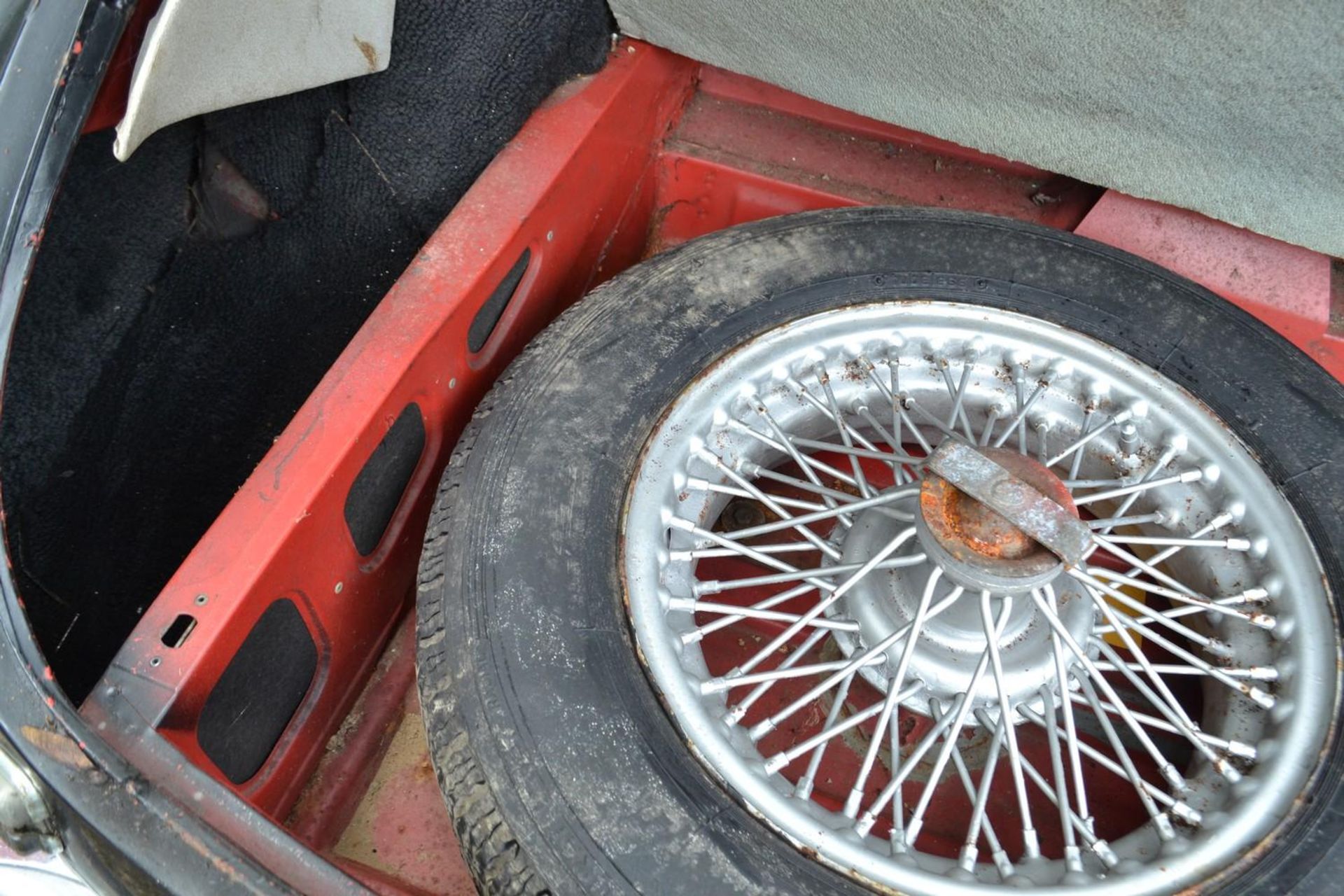 A 1969 MGB GT Registration number NNE 976H Black, originally red Wire wheels No documents or keys - Image 33 of 34