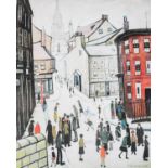 Laurence Stephen Lowry RBA RA (British, 1887-1976), Berwick on Tweed, limited edition coloured