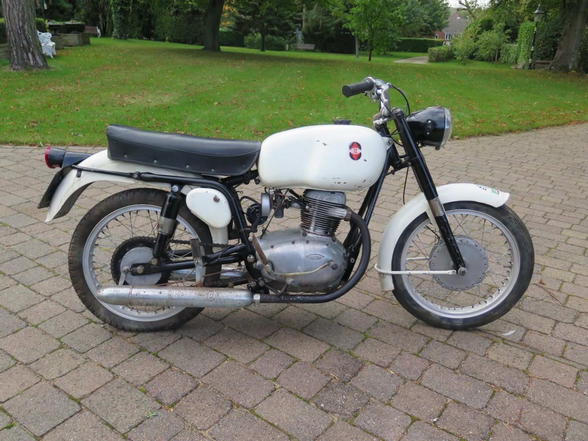 A 1957 Gilera 250 twin Frame number 23?918 Engine number 23?918 Original unrestored condition Not