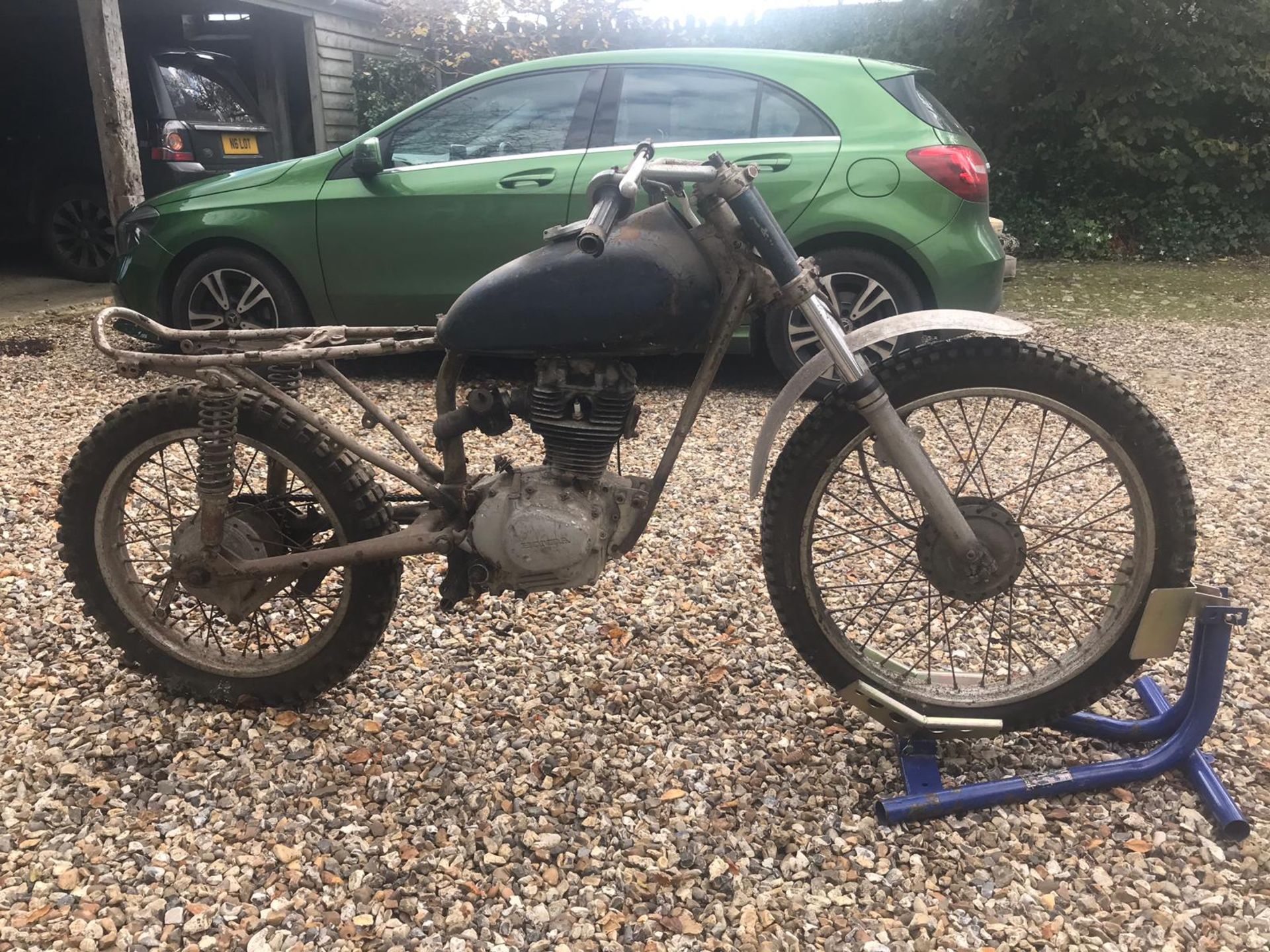 A trials motorcycle Honda engine and a Yamaha fuel tank No documents From a deceased estate having - Image 3 of 12