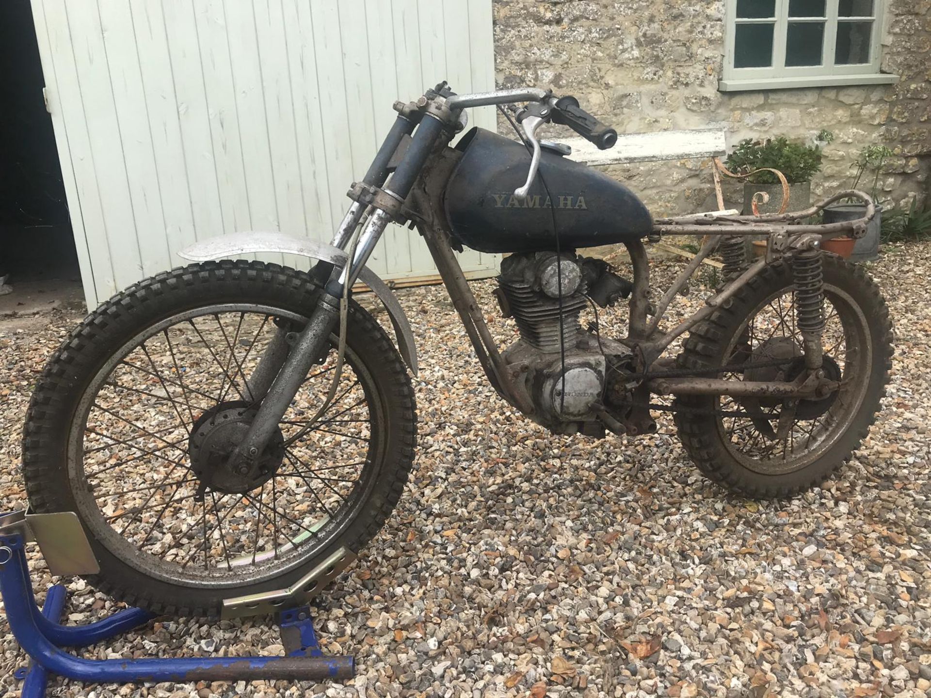 A trials motorcycle Honda engine and a Yamaha fuel tank No documents From a deceased estate having - Image 12 of 12