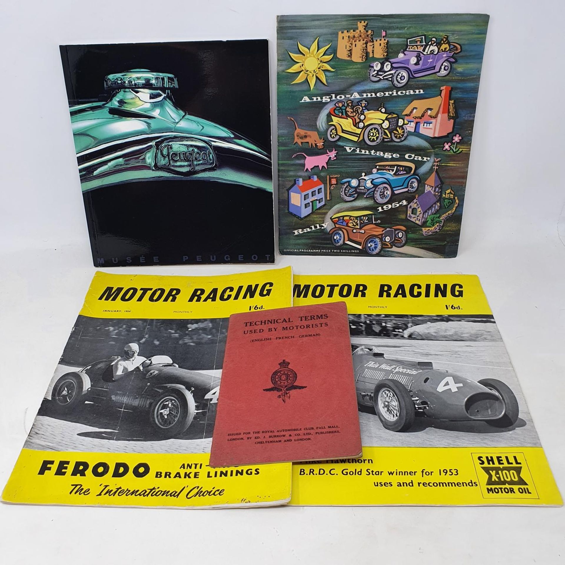 Assorted car related books and ephemera, including monochrome Jaguar photographs, instruction - Image 3 of 6
