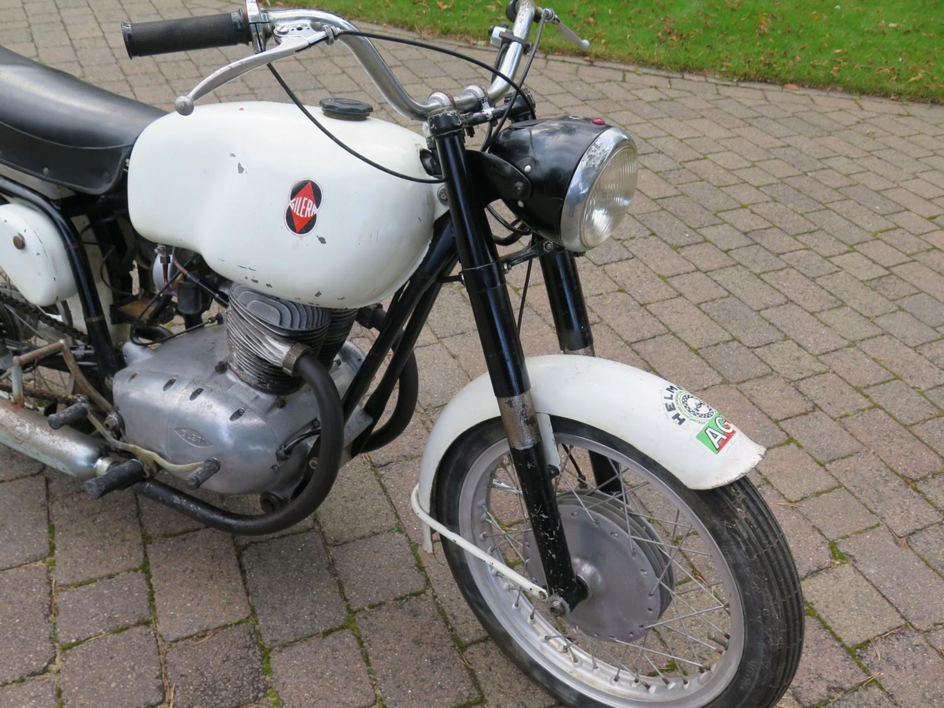 A 1957 Gilera 250 twin Frame number 23?918 Engine number 23?918 Original unrestored condition Not - Image 4 of 7