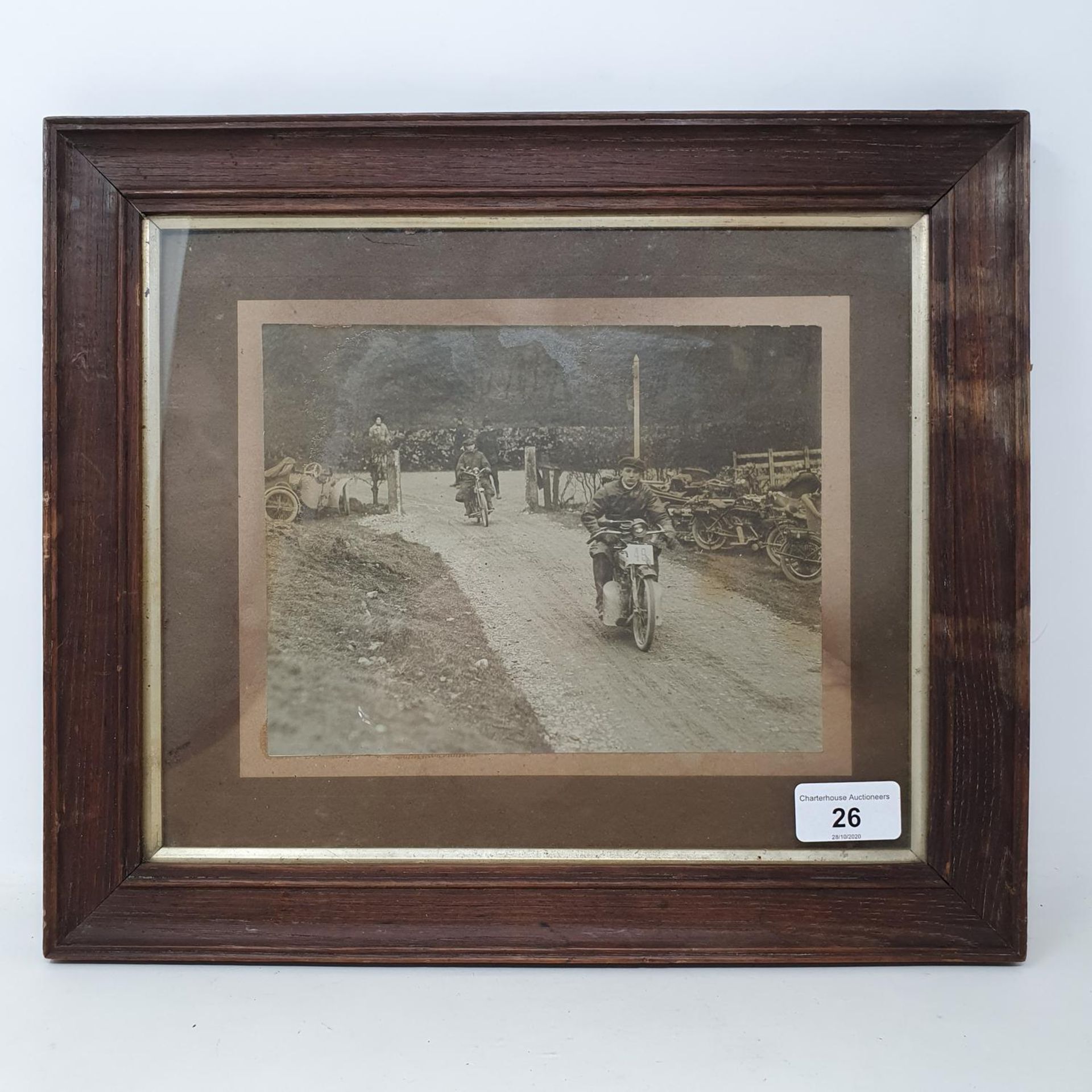 A monochrome TT photograph, circa 1920, 15.5 x 20.5 cm Provenance: Being sold directly from the - Image 2 of 2