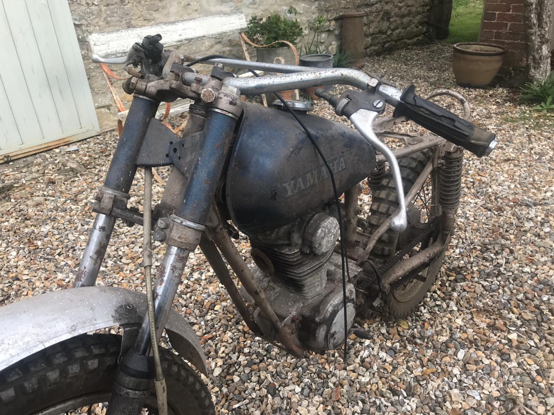 A trials motorcycle Honda engine and a Yamaha fuel tank No documents From a deceased estate having - Image 6 of 12