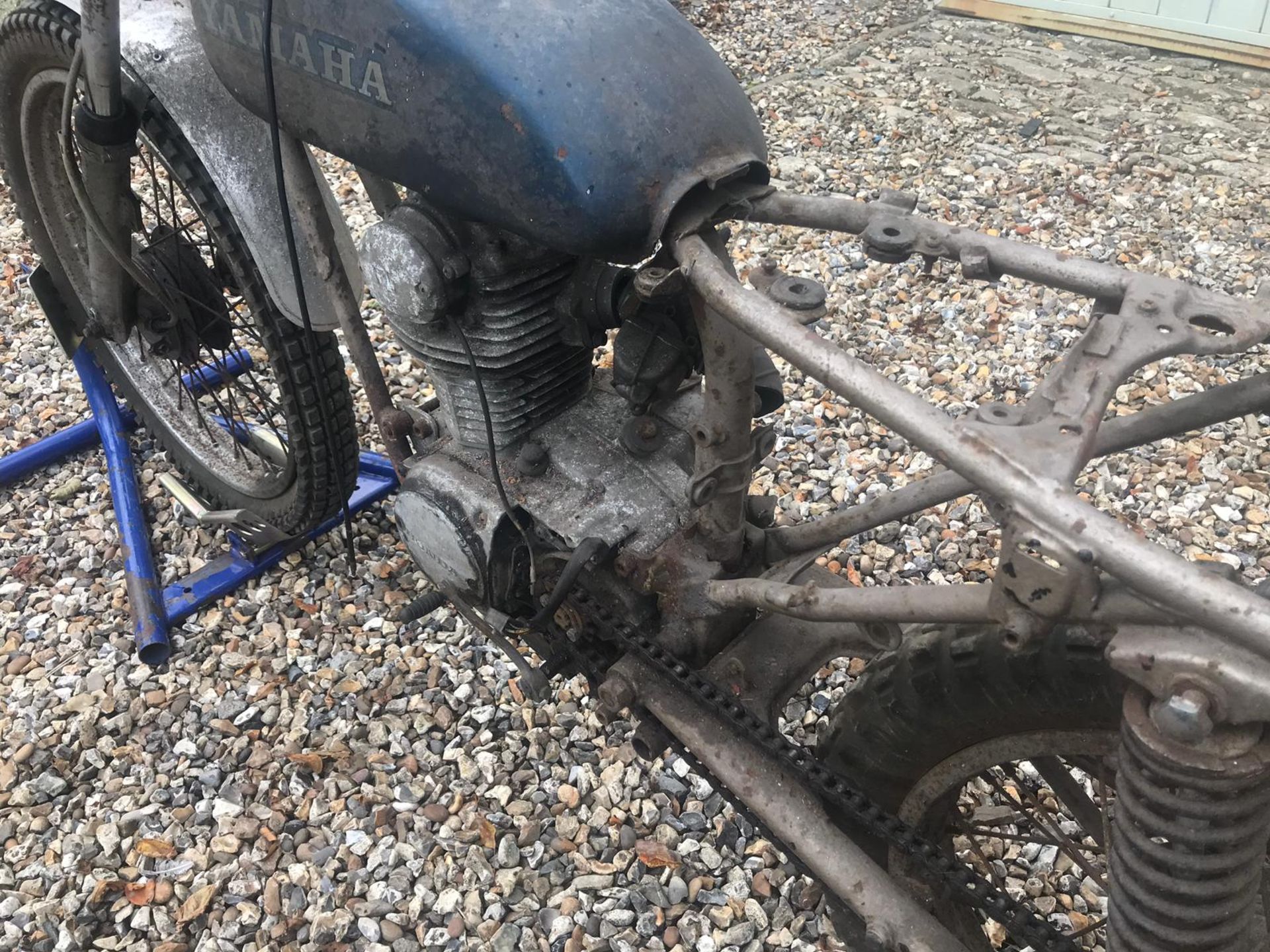 A trials motorcycle Honda engine and a Yamaha fuel tank No documents From a deceased estate having - Image 9 of 12