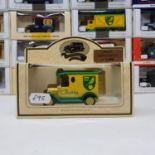 A Lledo Promotional model van, Norwich FC, Limited edition of 1000 and 78 others Lldeo vans, all