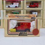 A Lledo Promotional model van, Electrical Conduit & Trunking and 69 others Lldeo vans, all boxed (