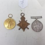 A 1914-15 Star trio awarded to 693 Pte G Kendall Dorset Yeo