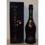 A bottle of La Grande Dame Champagne, 1985, boxed