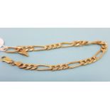 A 9ct gold link bracelet, 5.0 g