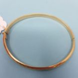 A 9ct gold bangle, 6.3 g