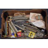 Assorted Marklin 00 gauge train accessories, and other items (2 boxes)