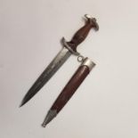 A German Third Reich SA dagger, the blade etched Alles fur Deutschland and marked RZM M7/33 1941, 38