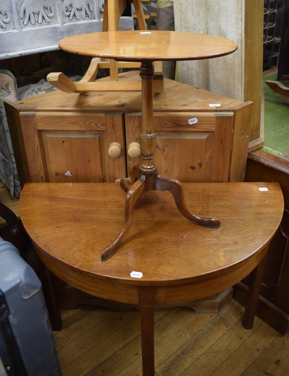 A child's rocking chair with elephant handles, a rocking horse, a pine corner cupboard, a pine - Image 2 of 2