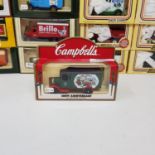 A Lledo Promotional model van, Campbells Tomato Soup, and 74 others Lledo vans, all boxed (box) Part
