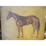 G Braithwaite, a study of a bay horse, oil on canvas, 36 x 46 cm, and other pictures (qty)