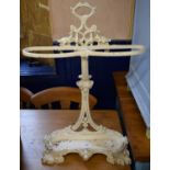 An early 20th century cast iron stick stand, 83 cm high