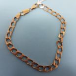 A 9ct gold link bracelet, 9.4 g