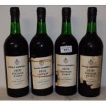 Four bottles of Gould Campbell vintage port, 1970, high levels (4)