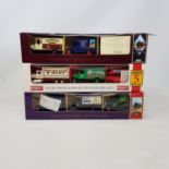 A Lledo railway express parcel vans of the 1930's set, No 06183, and 74 Days Gone, all boxed (box)