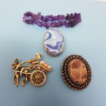 Assorted costume and other jewellery