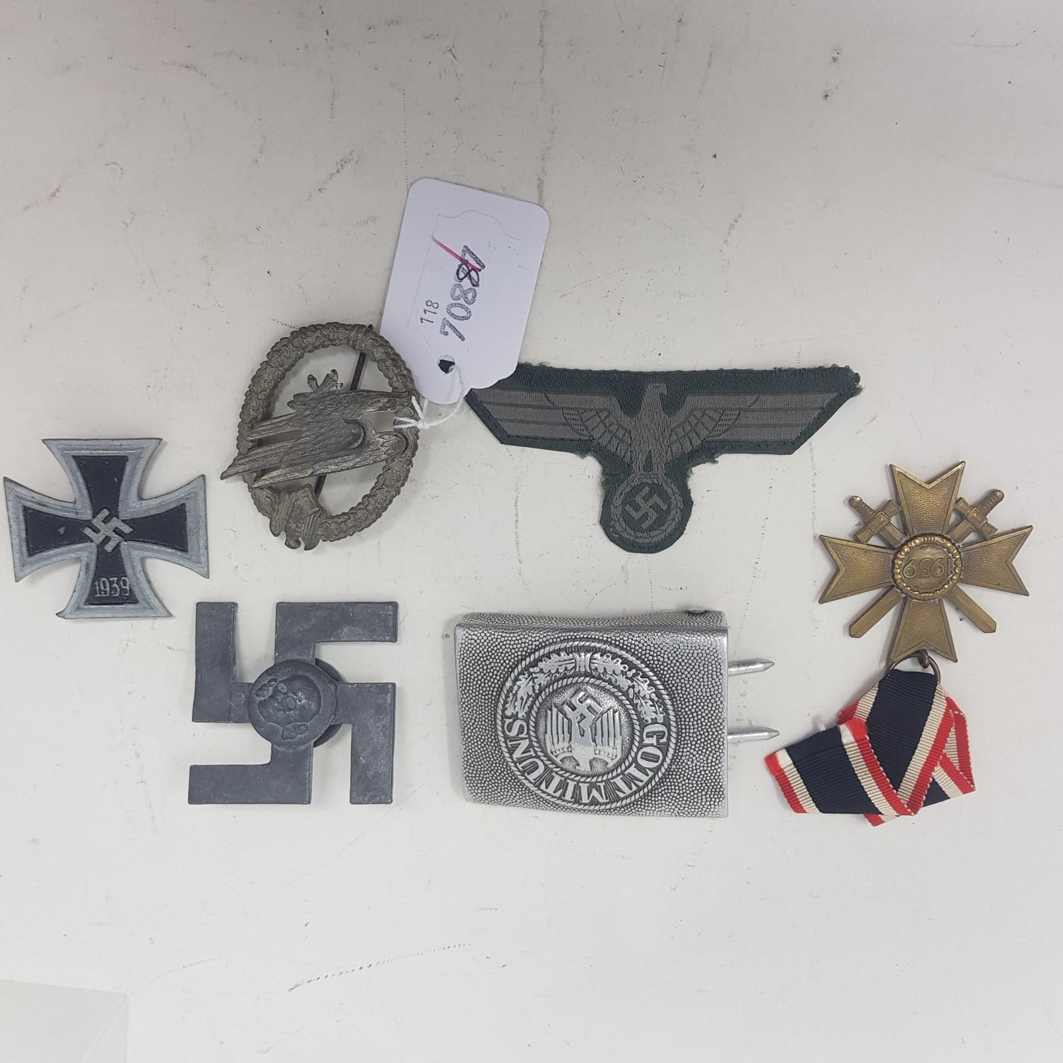 A German War Merit Cross, 2nd class, and five other German items (6) - Image 9 of 14