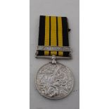 An East & West Africa Medal, later named to 5202 H H Bury HMS St George, with Benin 1897 clasp
