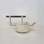 A Dr Christopher Dresser style plated teapot