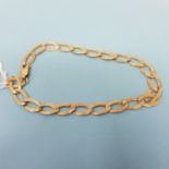 A 9ct gold link bracelet, 5.5 g